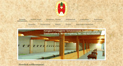 Desktop Screenshot of kgl-priv-schuetzenverein-augsburg.de