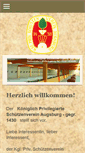 Mobile Screenshot of kgl-priv-schuetzenverein-augsburg.de